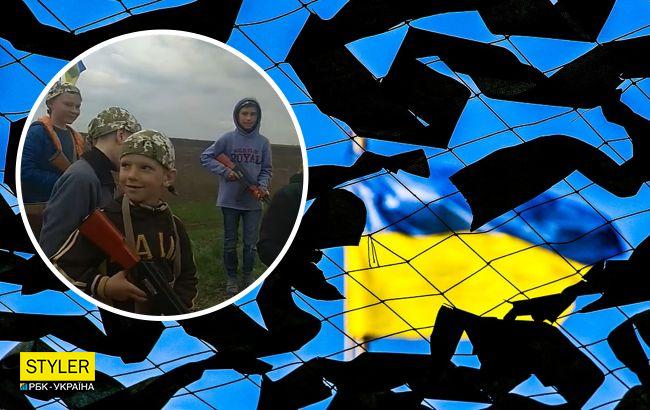 Ворог точно не пройде: дивіться відео, як дітлахи на "блокпосту" обороняють рідне село