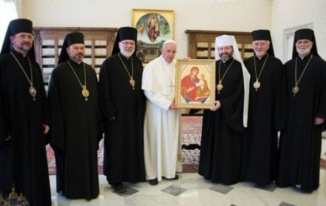 Папа Римський зустрівся з представниками УГКЦ