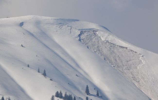 Карпаты засыпает снегом. Существует угроза схода лавин
