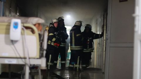 В Киеве горело реанимационное отделение COVID-больницы