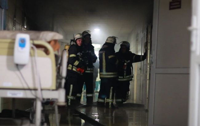 В Киеве горело реанимационное отделение COVID-больницы