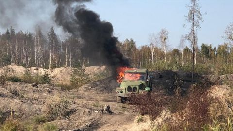 У Рівненській області СБУ накрила незаконний видобуток бурштину, сталися сутички