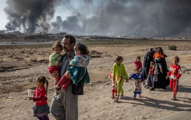 Кількість біженців із Мосула перевищила 200 тисяч осіб