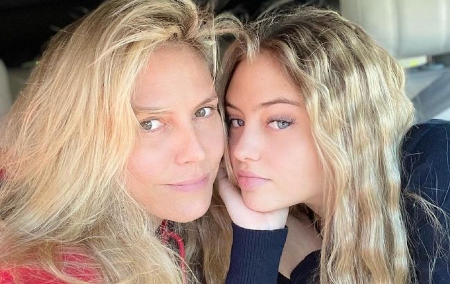 Без макіяжу і фільтрів: 47-річна Хайді Клум вразила молодістю на фото з 16-річною донькою
