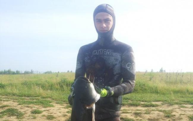 Большая добыча: ужгородец поймал полутораметрового сома