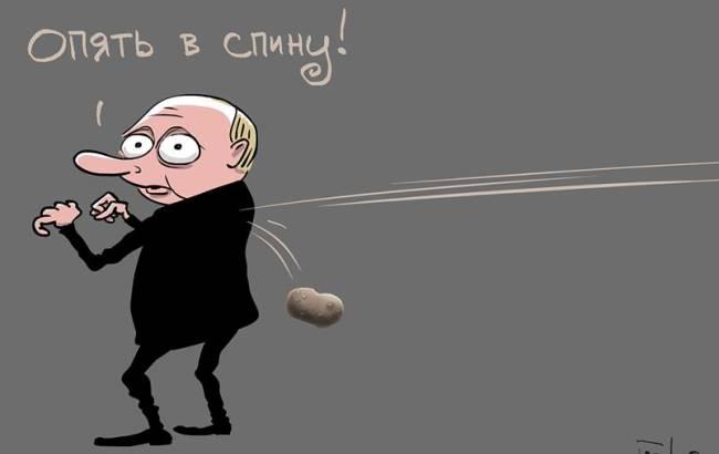 Карикатурист из РФ показал "предательство" Путина Белорусью