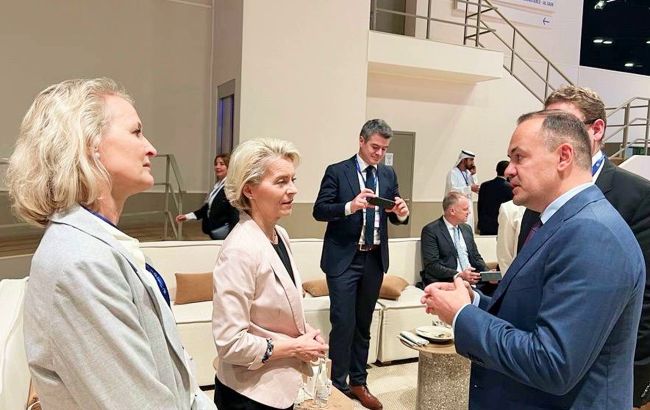 Глава ДТЭК встретился с президентом Еврокомиссии на климатической конференции СОР28