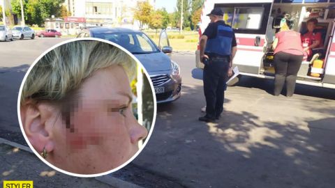 В Киеве водитель-мажорка избила продавщицу: в сеть попали фото