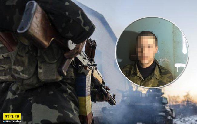 Украинские бойцы на Донбассе взяли в плен боевика