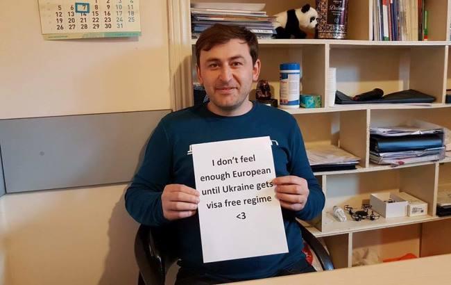 В Грузии устроили флешмоб в поддержку "безвиза" для Украины