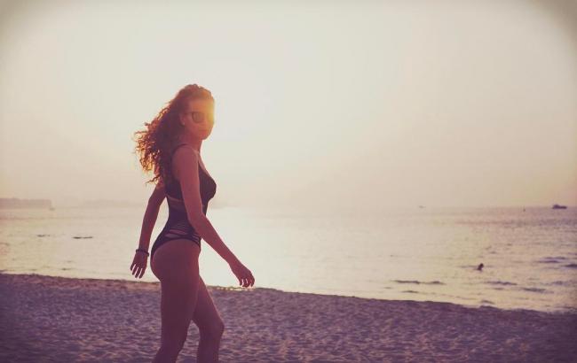 Инна Цимбалюк восхитила точеной фигурой в белом бикини