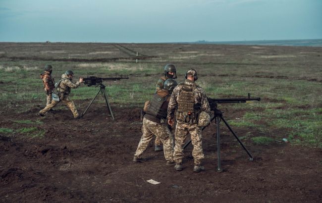 Украинские пограничники отработали учения по боевой подготовке в зоне ООС