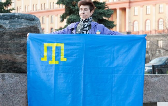 В Москве пикетировали против запрета Меджлиса