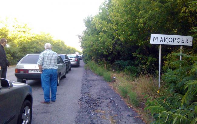 Боевики обстреляли дорожный коридор рядом с КПВВ "Майорск"