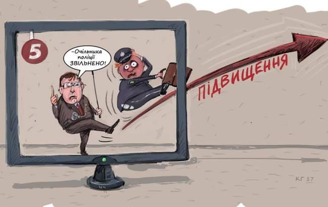 Украинский карикатурист изобразил избиение ветеранов АТО в Днепре