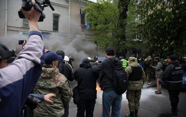 Одному из задержанных в Киеве активистов ОУН выдвинули обвинение в хулиганстве