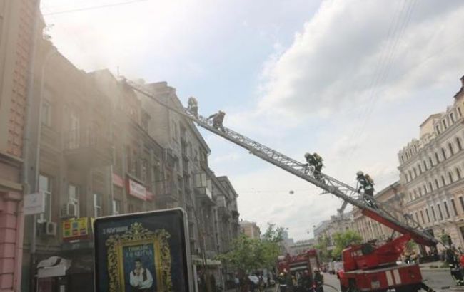 Пожежу в хостелі в Шевченківському районі Києва ліквідовано