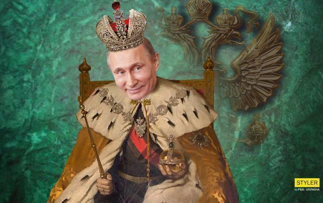 "Почему Россия продолжает тонуть": журнал TIME поместил на обложку коронованного Путина (фото)