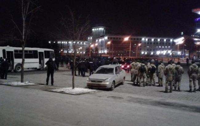 В центре Харькова произошла драка футбольных фанатов