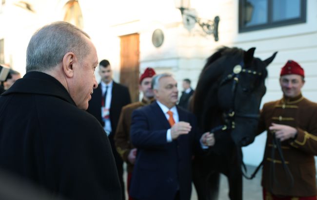 Орбан подарил Эрдогану коня во время его визита в Венгрию