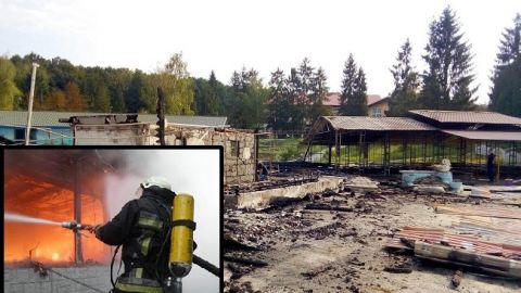 У дитячому таборі на Прикарпатті спалахнула пожежа: загинув 17-річний хлопець (фото)