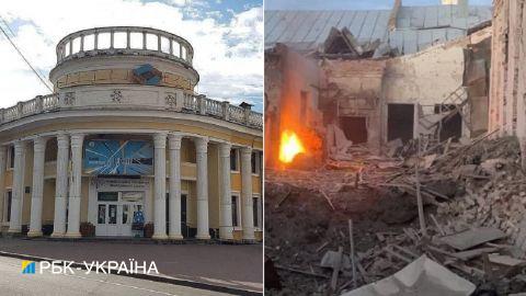 Оккупанты ракетным ударом уничтожили в Чернигове историческое здание