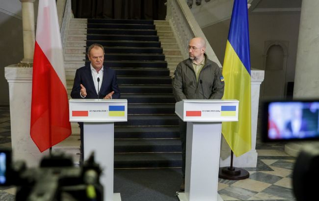 Шмигаль і Туск зустрінуться у Варшаві, обговорять кордон і не тільки