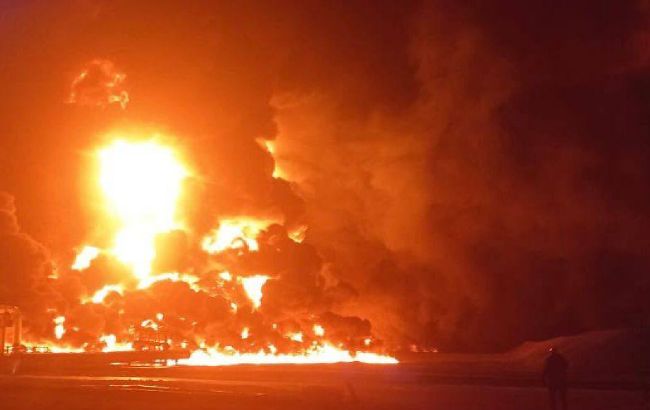 В Полтавской области потушили пожар после ракетного удара