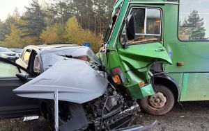 На Львівщині зіткнулися автобус і позашляховик, травмувалися п'ятеро людей