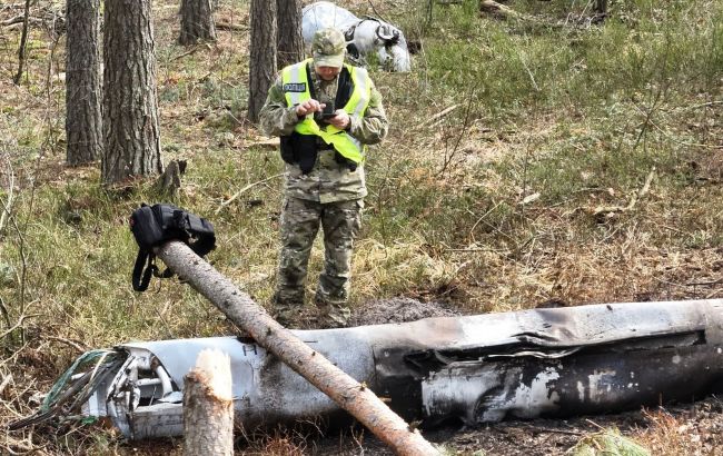 В Ровенской области ночью сбили ракеты "Искандер" и Х-55: полиция показала фото обломков