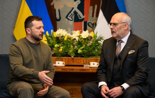 Зеленський зустрівся з президентом Естонії