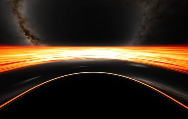 NASA показало вражаюче відео про подорож до чорної діри