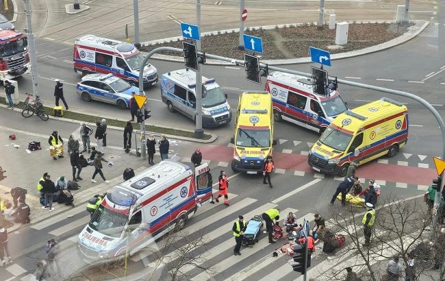Наезд авто на толпу в Польше: среди пострадавших шесть украинцев