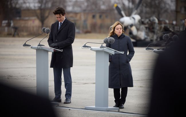 Премьер Италии в Гостомеле: это место - символ украинской гордости и провал Москвы