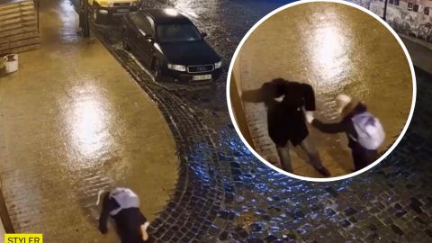 Всі сміються з відео, де дівчинка "дрифтує" на Андріївському узвозі