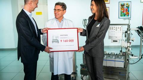 Фонд Ложкіна передав обладнання для Центру дитячої кардіології на 9 млн грн