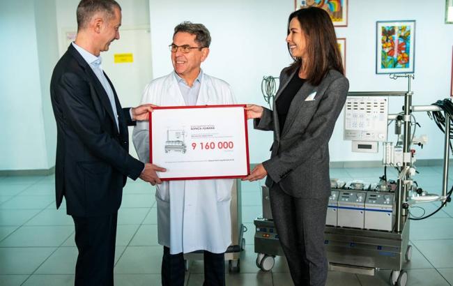 Фонд Ложкина передал оборудование для Центра детской кардиологии на 9 млн грн