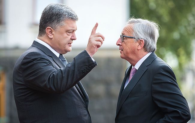 Юнкер: ЄС продовжить підтримку України на шляху європейської інтеграції
