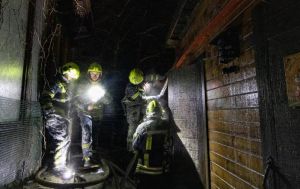 В Подольском районе Киева произошел пожар в ресторане (фото)