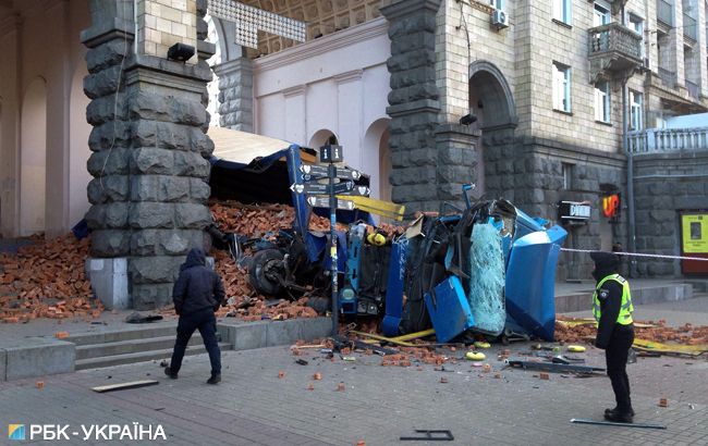 Полиция назвала возможную причину ДТП с фурой в Киеве