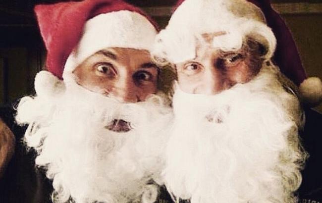 Братья Кличко на Новый год стали "альпийскими" Дед морозами