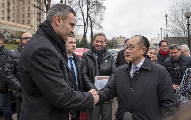 Кличко встретился с президентом Всемирного банка и рассказал ему о системе управления в Киеве