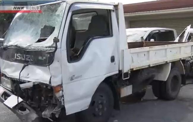 В Японии в аварии с военным грузовиком США погиб человек