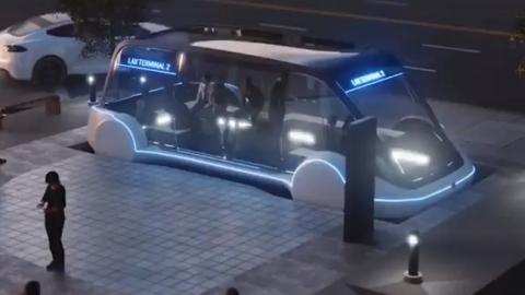Маск показав відео поїздки підземного електробуса