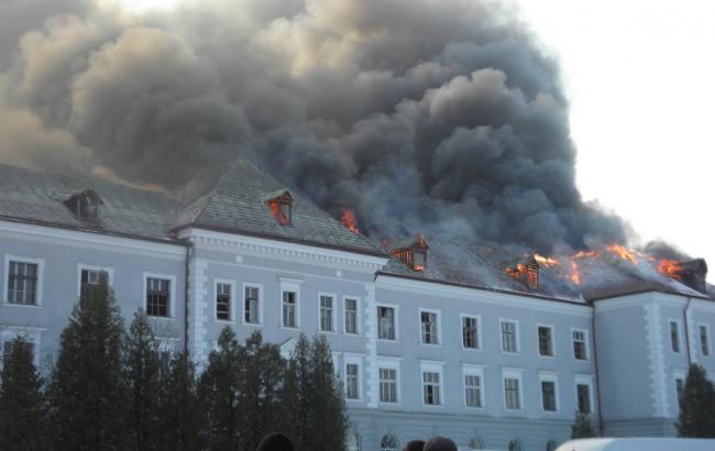 У Львівській області сталася пожежа в готелі