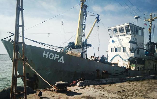 Капітана заарештованого російського судна "Норд" затримали і везуть до суду Херсона