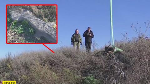 Студент на Днепропетровщине нашел уникального каменного идола