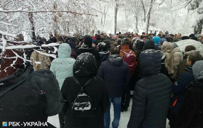 В Киеве усилили охрану порядка из-за молебна УПЦ МП под Радой