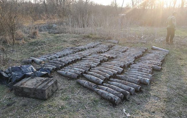 На Донбассе на территории туристической базы обнаружили склад боеприпасов