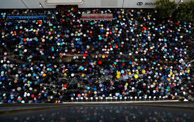 У Гонконгу знову зібралася антиурядова акція протесту